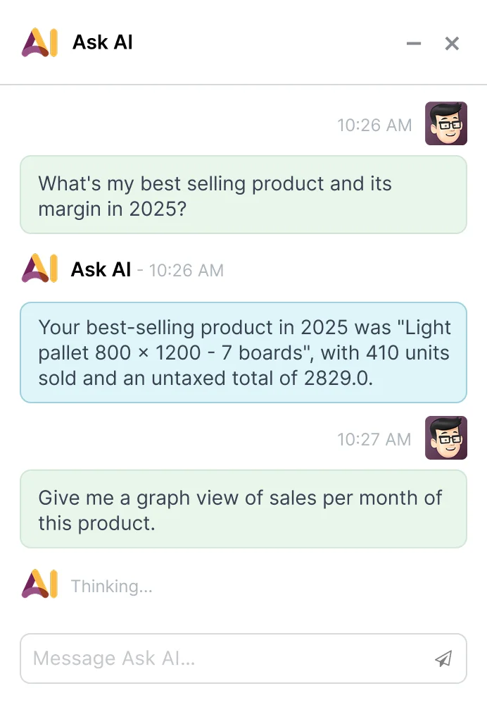 Odoo Ask AI assistant